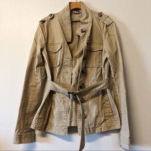 H&M tan cotton jacket